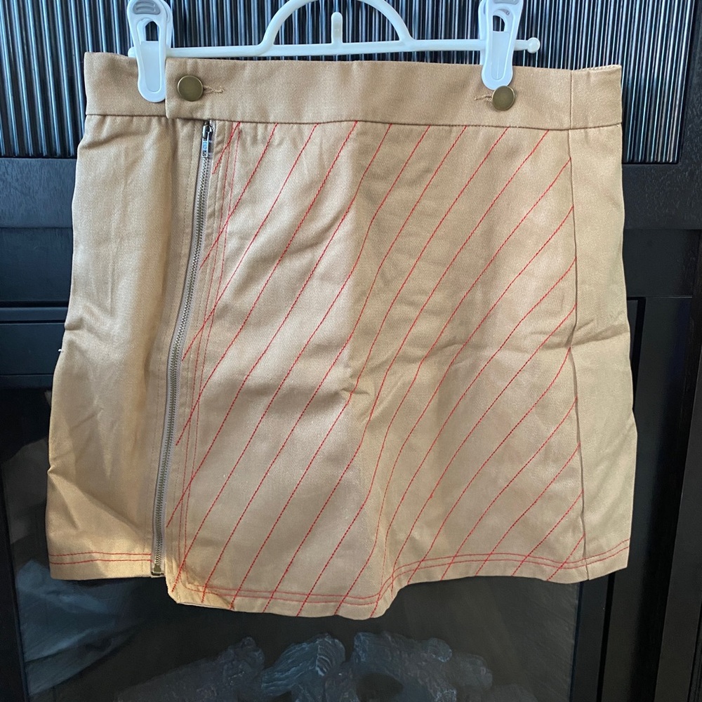 NWT cute brown and pink skirt shein